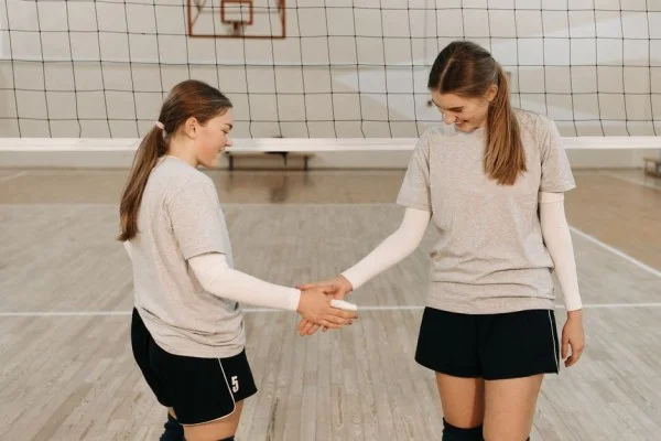 female volleyball player